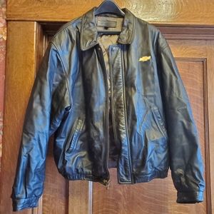 Vintage Leather Chevrolet Jacket